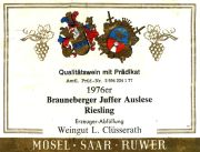 L Clüsserath_Brauneberger Juffer_ausl 1976